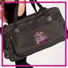 ROLLING-DUFFEL-sparkle-GlitterStarz-Rhinestone-Bling-Bags-with-Team-Logo-Backpacks-and Travel Bags