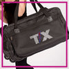 ROLLING-DUFFEL-texas-thunder-GlitterStarz-Rhinestone-Bling-Bags-with-Team-Logo-Backpacks-and Travel Bags
