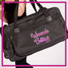 ROLLING-DUFFEL-wauconda-bulldogs-GlitterStarz-Rhinestone-Bling-Bags-with-Team-Logo-Backpacks-and Travel Bags