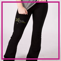 ROLLOVER-YOGA-PANTS-Hot-Topic-GlitterStarz-Custom-RHinestone-Yoga-Pants-with-Bling-team-logos