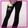 Northern Twistars Bling Yoga Pants with Rhinestone Logo