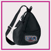 USA Allstars Bling Sling Bag with Rhinestone Logo