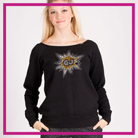 SLOUCH-SWEATSHIRT-GJD-GlitterStarz-Custom-Sweatshirts-with-bling-team-logos-rhinestone