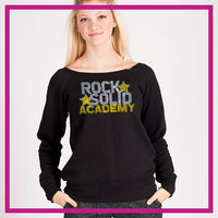 SLOUCH-SWEATSHIRT-Rock-Solid-GlitterStarz-Custom-Sweatshirts-with-bling-team-logos-rhinestone