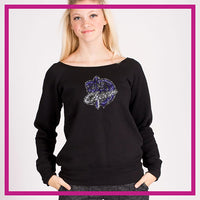 SLOUCH-SWEATSHIRT-coal-ridge-GlitterStarz-Custom-Sweatshirts-with-bling-team-logos-rhinestone