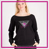 SLOUCH-SWEATSHIRT-diamond-elite-allstars-GlitterStarz-Custom-Sweatshirts-with-bling-team-logos-rhinestone