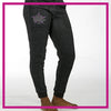 Plus Royalty All-Stars Sparkle Joggers with Rhinestone Logo