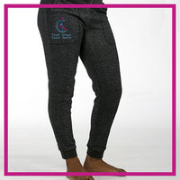 Front Street Dance Center Sparkle Joggers with Rhinestone Logo