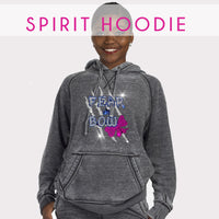 GlitterStarz Bling Basics Spirit Hoodie with custom Team Rhinestone Logo