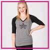 Plus Royalty All-Stars Sporty Tee with Rhinestone Logo