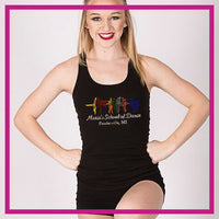 TANK-TOP-marias-school-of-dance-Custom-Rhinestone-Tank-Top-With-Bling-Team-Logo-in-Rhinestones