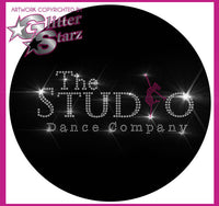 The Studio Dance Company Sparkle Hoodie with Rhinestone Logo