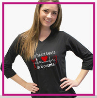 VNECK-my-heart-beats-in-8-counts-GlitterStarz-rhinestone-vneck-bling-shirts