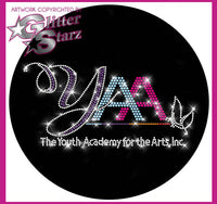 Youth Academy for the Arts Bling Fleece Jacket with Rhinestone Logo