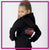Extreem Cheer Relaxed Zip Up Hoodie with Rhinestone Logo
