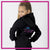 Fantashique Relaxed Zip Up Hoodie with Rhinestone Logo