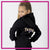 Texas Power Athletics Relaxed Zip Up Hoodie with Rhinestone Logo