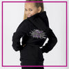 Xplosion Allstars Fitted Hoodie with Rhinestone Logo