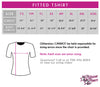 Glitter Athletics Bling Fitted Shirt with Rhinestone Logo