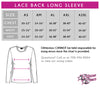 All Star Legacy Bling Long Sleeve Lace Back Shirt with Rhinestone Logo