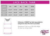 Lightning Allstars Bling Lace Tank with Rhinestone Logo