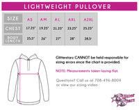 Pulse Bling Lightweight Hoodie with Rhinestone Logo