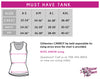 The Next Level Bling Must Have Tank with Rhinestone Logo