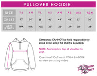 Dance Factory Bling Pullover Hoodie with Rhinestone Logo