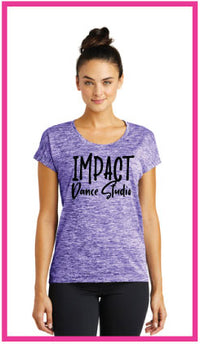 Impact Dance Studio Posicharge Tee with Vinyl Logo