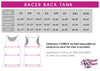 The Next Level Fitted Tank with Racerback & Rhinestone Logo