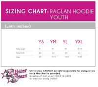 Lightning Allstars Youth Raglan Hoodie with Vinyl Logo