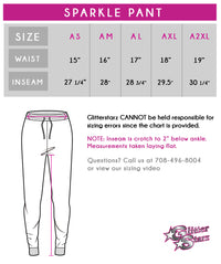 Danceworks Unlimited Sparkle Set with Rhinestone Logo