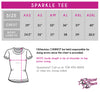 Triple Crown Cheer Co. Bling Sparkle Tee with Rhinestone Logo
