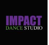 Impact Dance Studio Sparkle Tee with Vinyl Logo