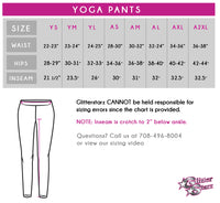 Riot Cheer Bling Yoga Pants with Rhinestone Logo